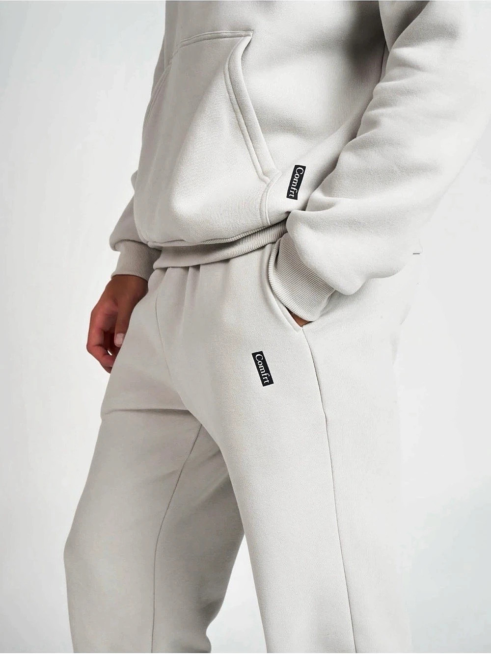NEW Comfrt The Standard Sweatpants, Color- Fog, Size- S, Oversized Joggers